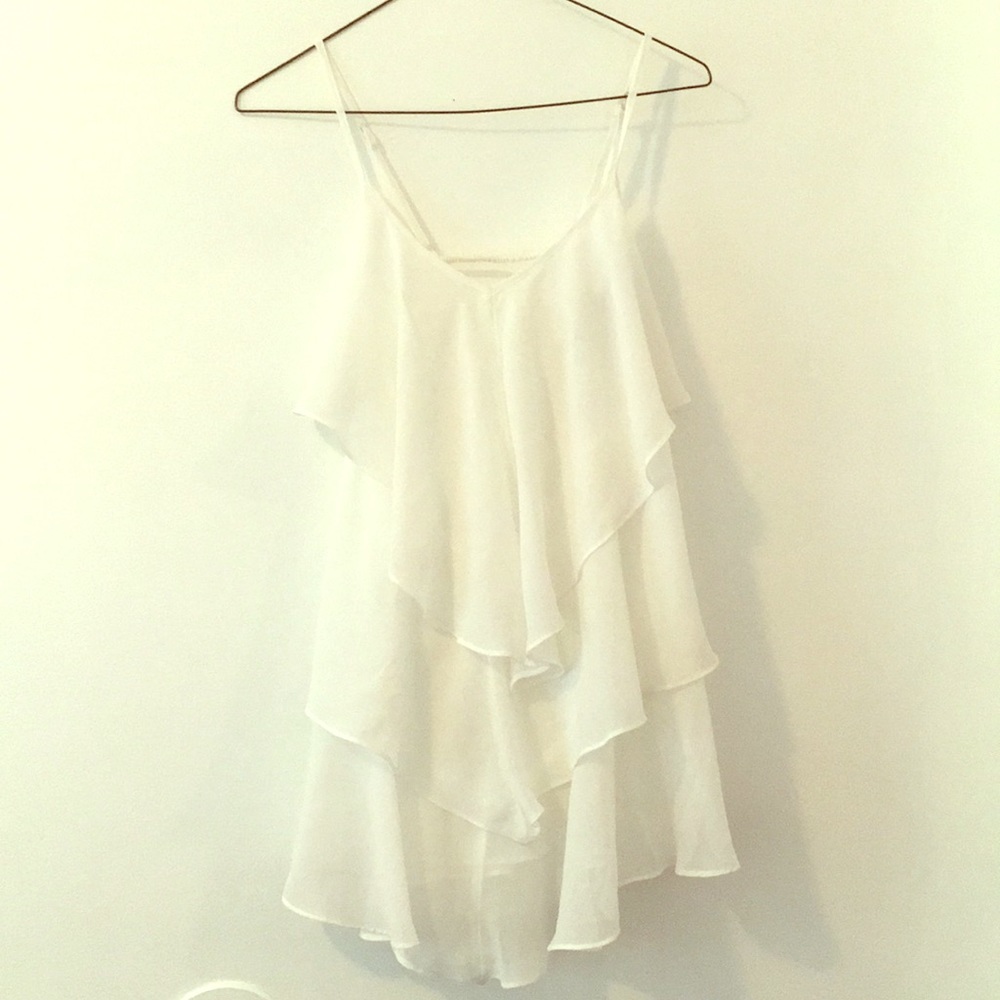 White Ruffled Nightgown